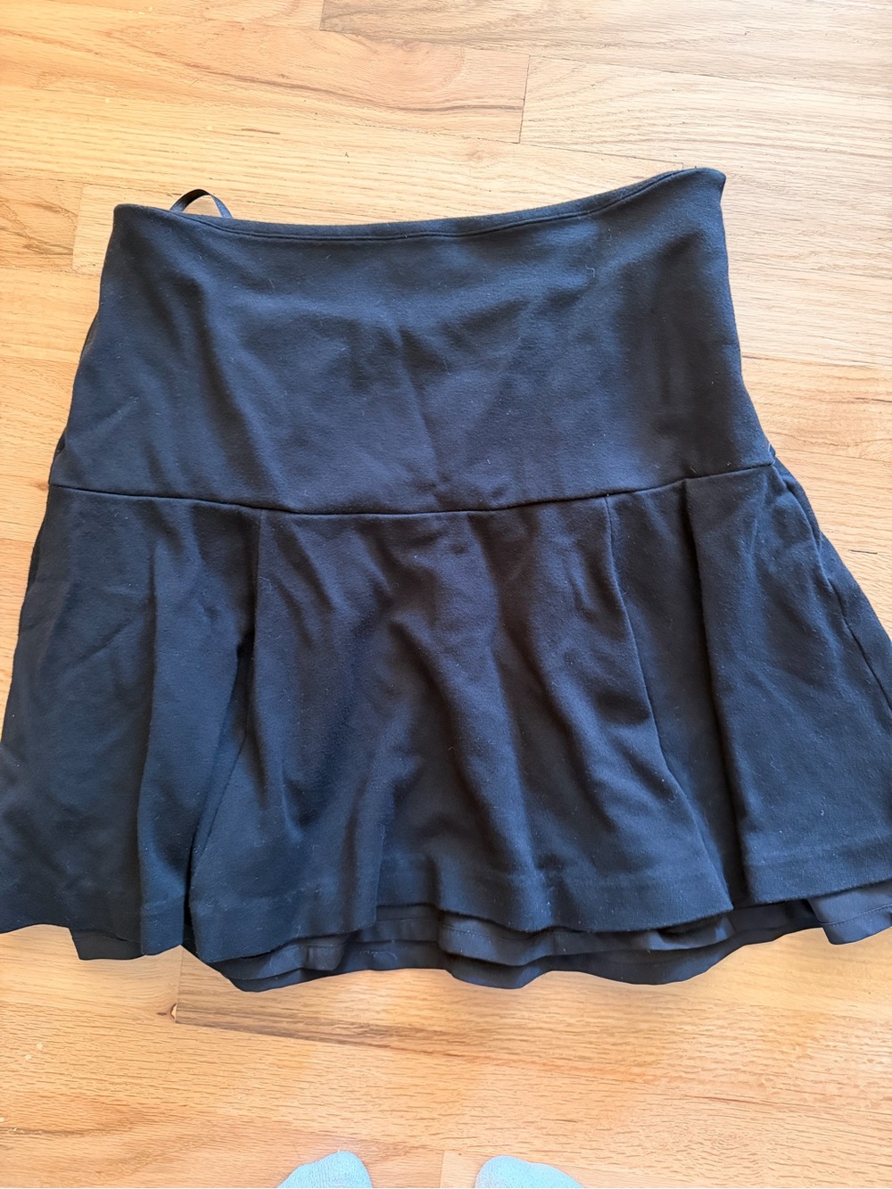 Lauren Ralph Lauren Black Circle Skater Skirt
